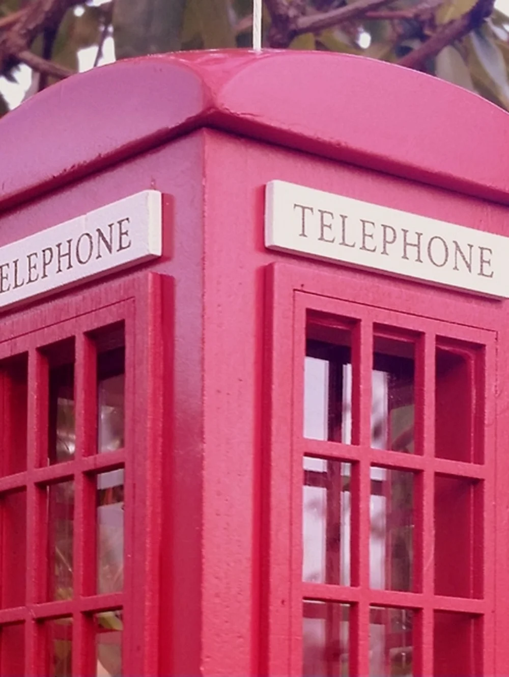 Phone Booth Bird Feeder